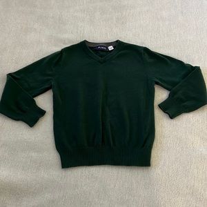 NWOT dark green boys sweater